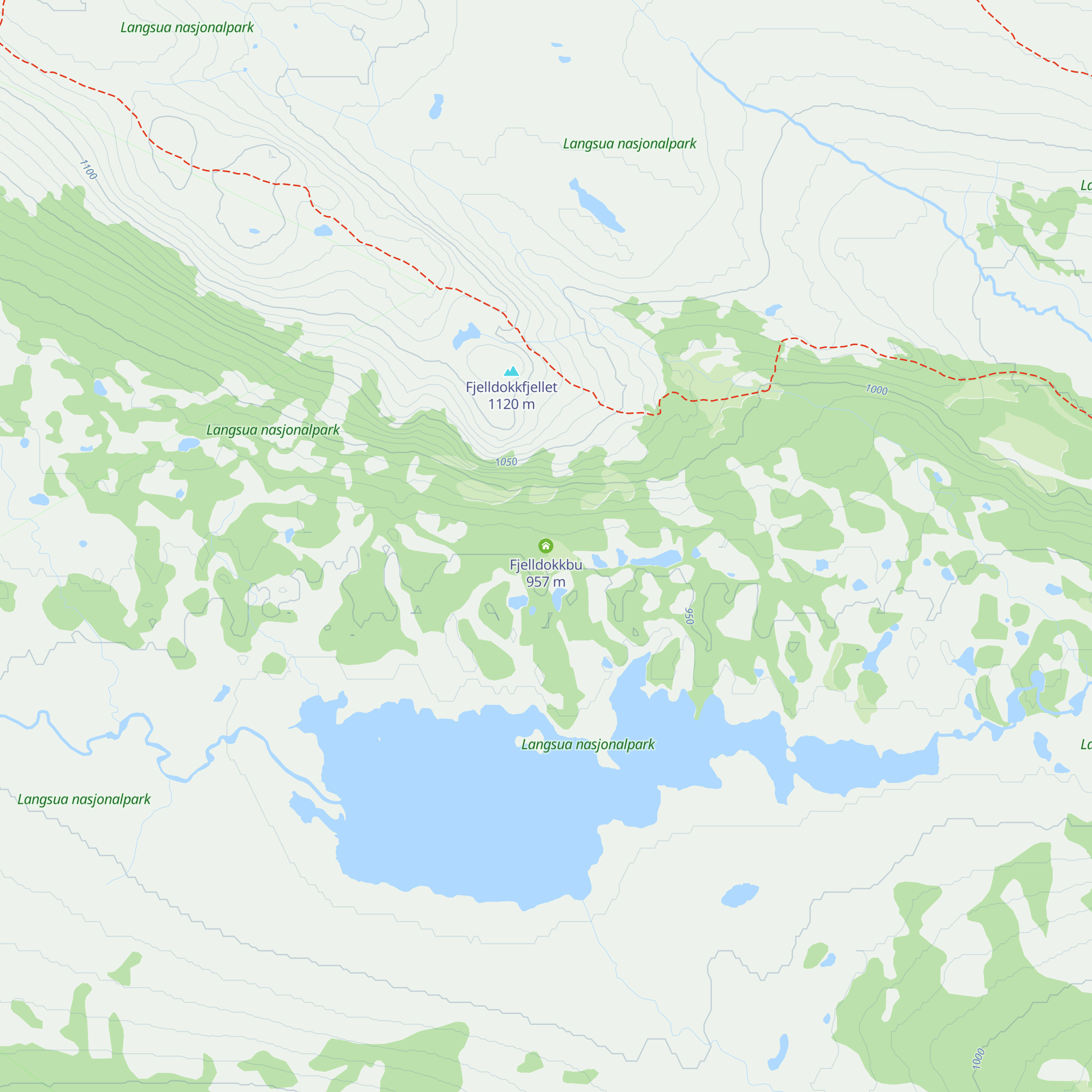 Fjelldokkbu map