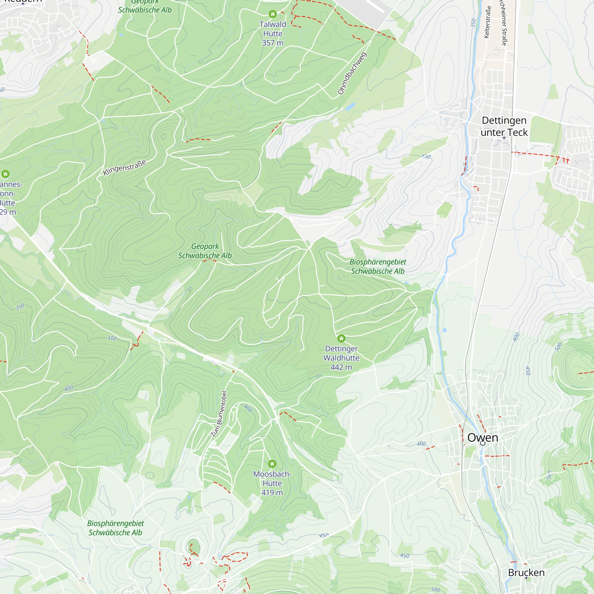 Rainhütte map