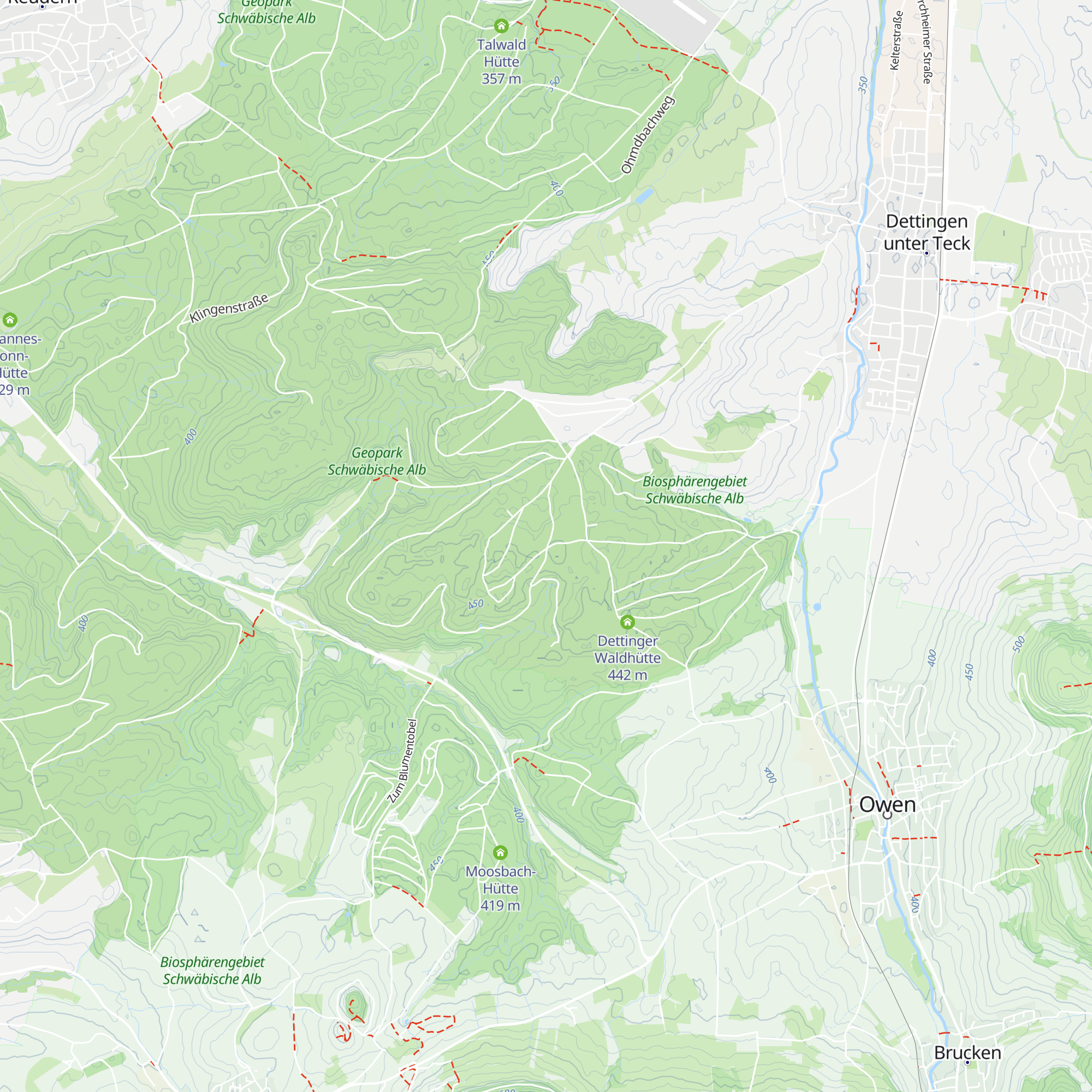 Rainhütte map