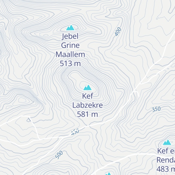 Map of Kef Labzekre