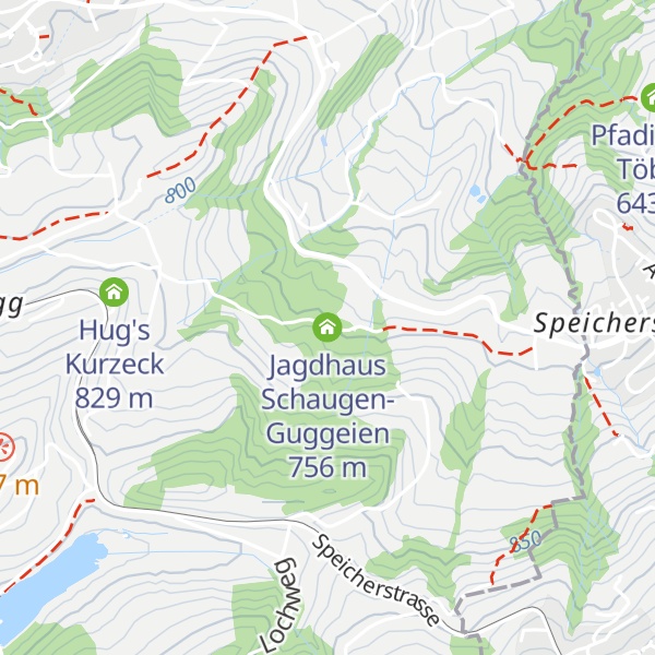 Map of Jagdhaus Schaugen-Guggeien