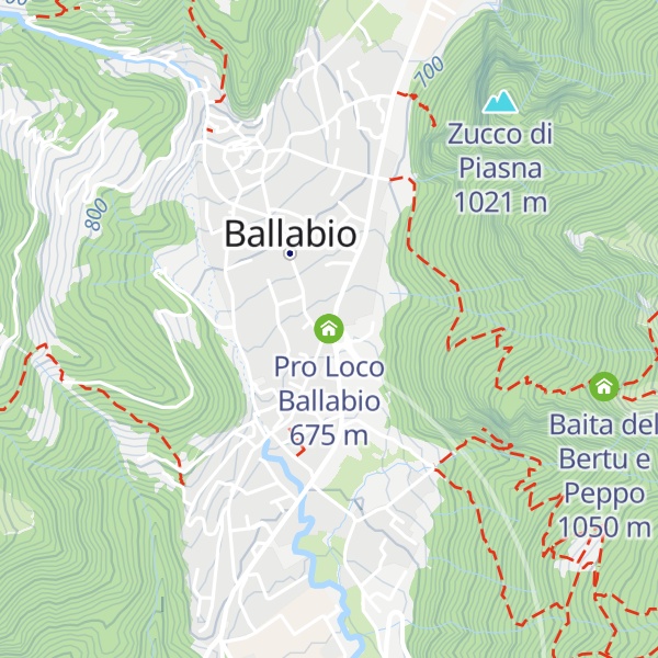 Map of Pro Loco Ballabio