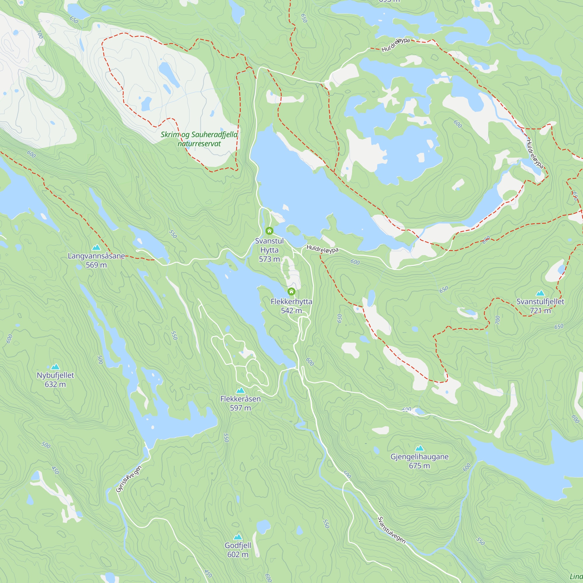 Flekkerhytta map