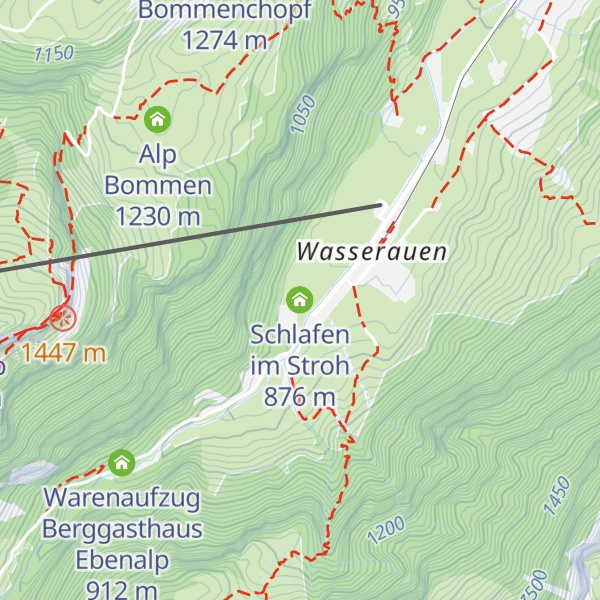Map of Schlafen im Stroh