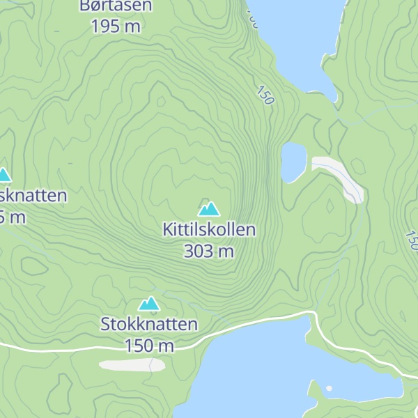 Map of Kittilskollen