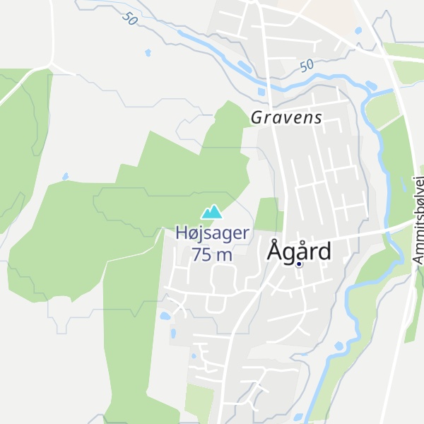 Map of Højsager