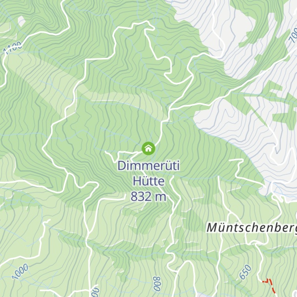 Map of Dimmerüti Hütte