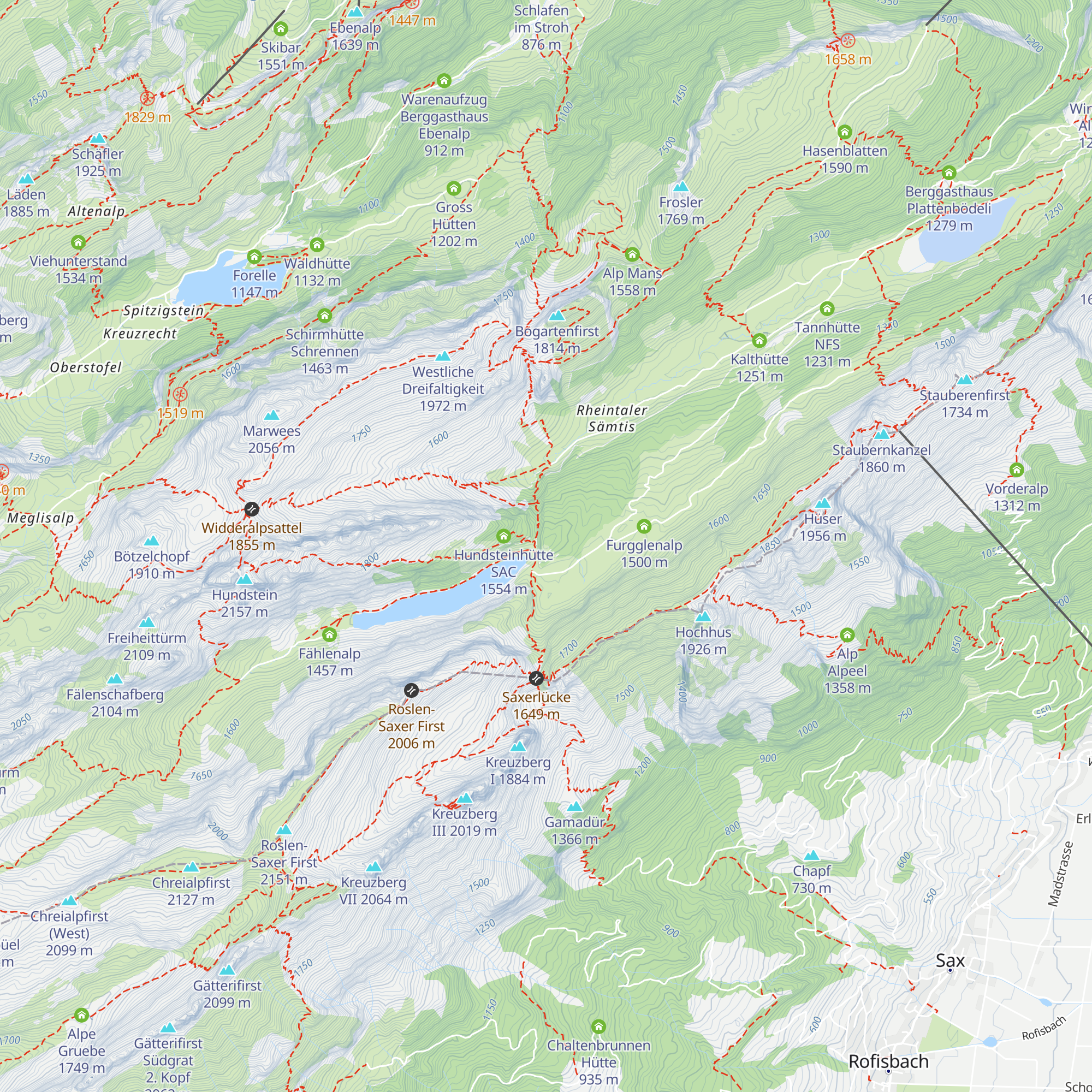 Clubheim Fälensee map