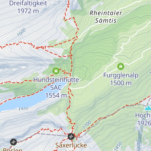 Map of Clubheim Fälensee