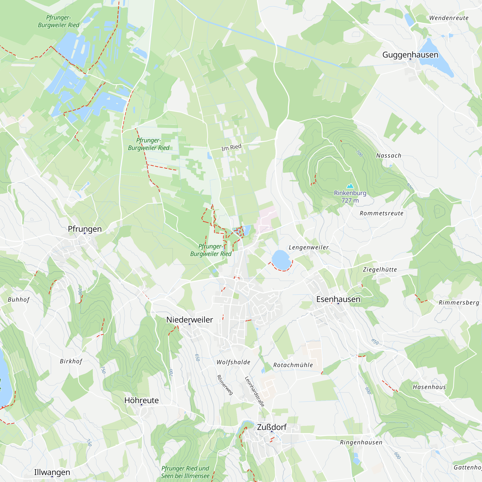 Naturschutzzentrum Wilhelmsdorf map