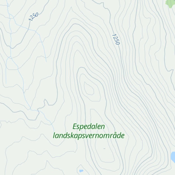 Map of Agnsjøhøa