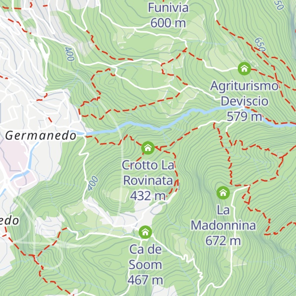 Map of Crotto La Rovinata