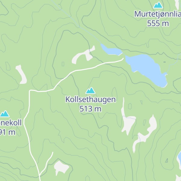 Map of Kollsethaugen