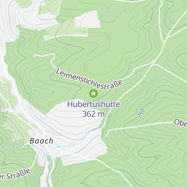Map of Hubertushütte