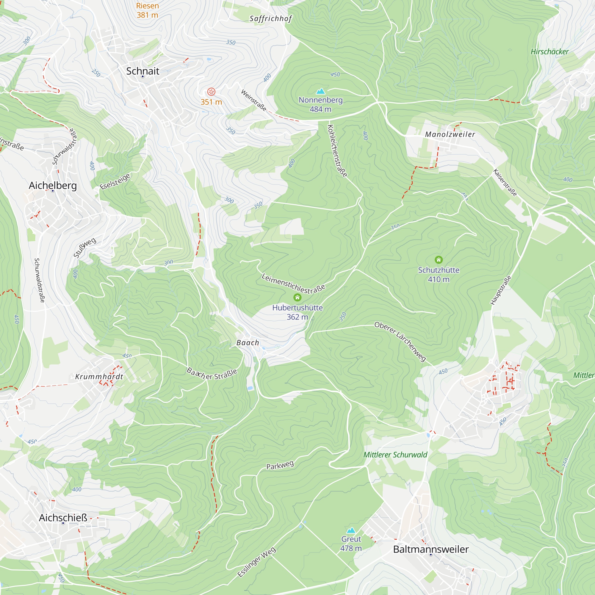 Hubertushütte map