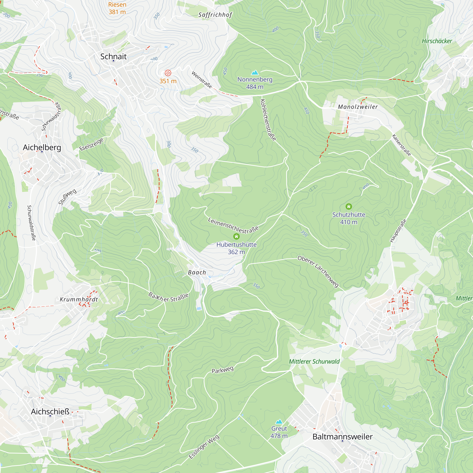 Hubertushütte map