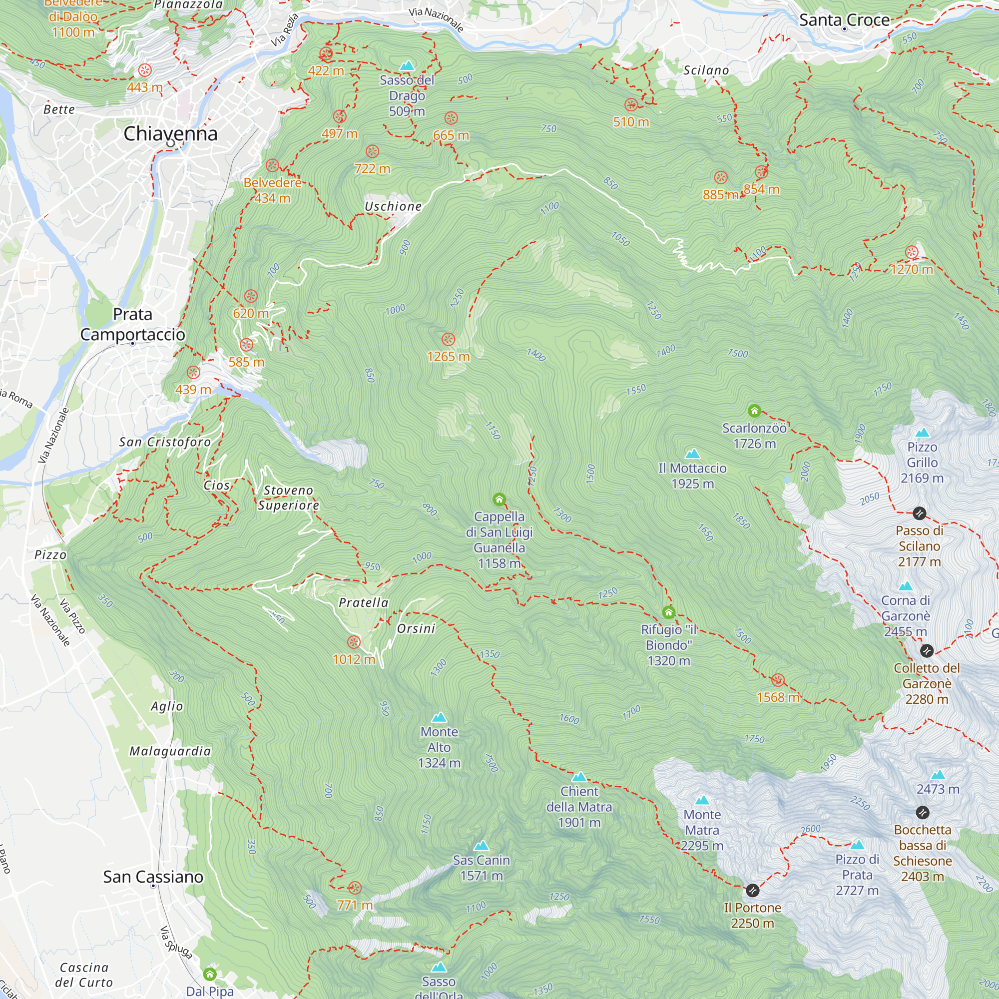 Cappella di San Luigi Guanella map