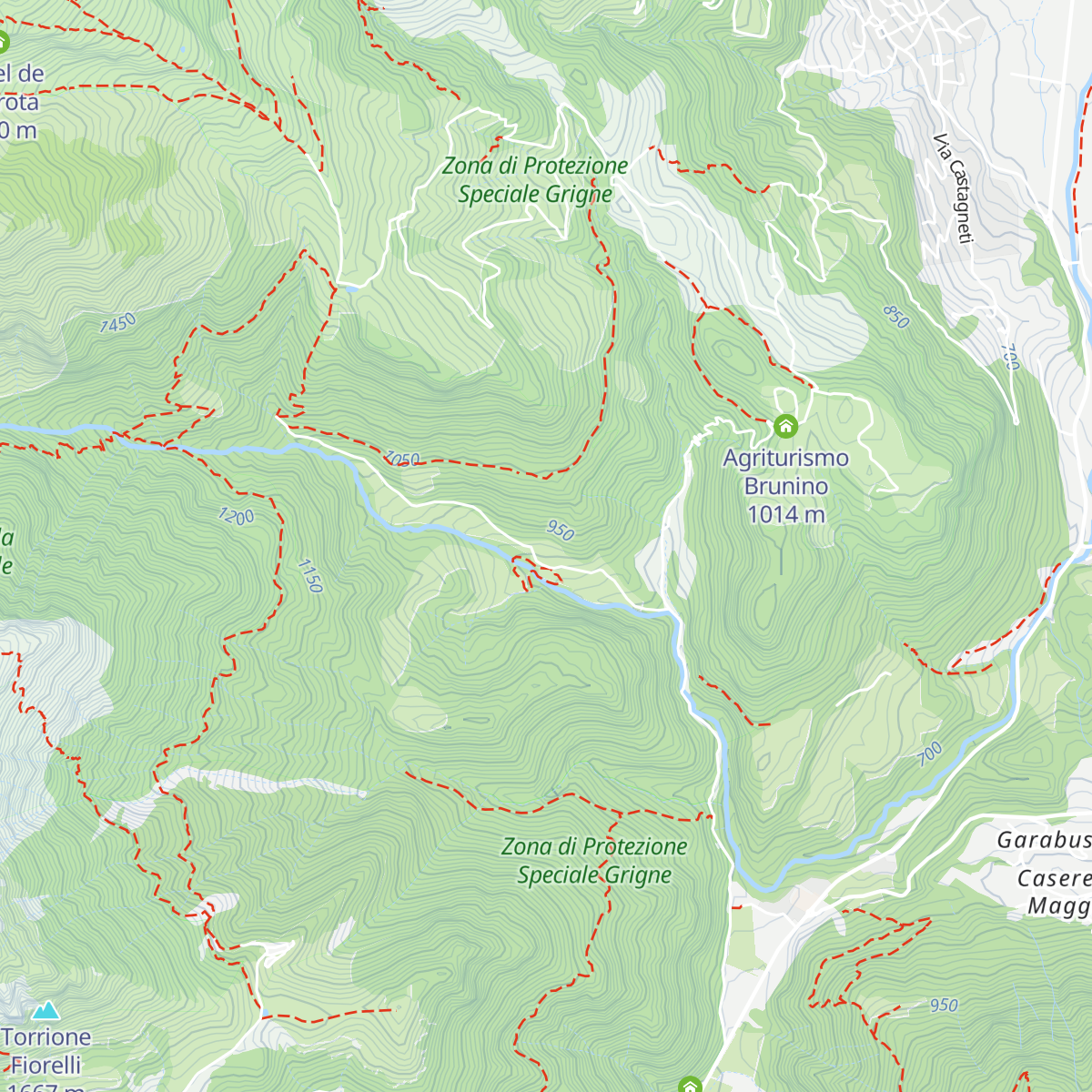 Agriturismo Ai Grassi e Lunghi map