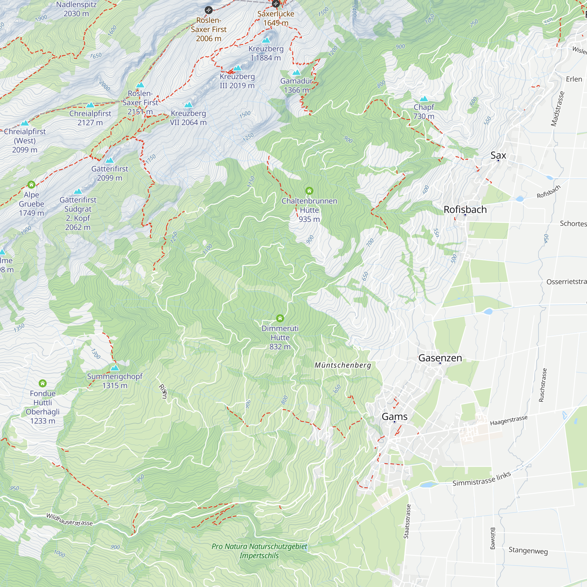 Bruggenhütte map