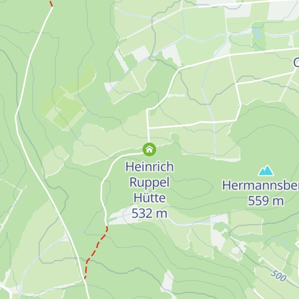 Map of Heinrich Ruppel Hütte
