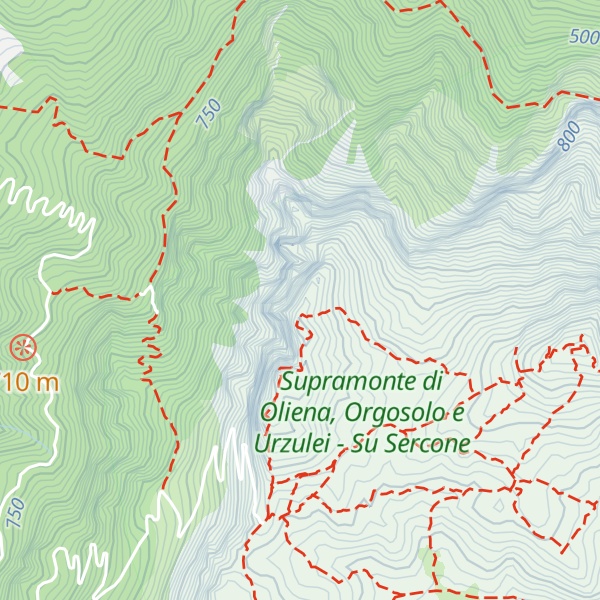 Map of Punta Ortu Caminu