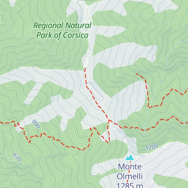 Map of Mont du Concone