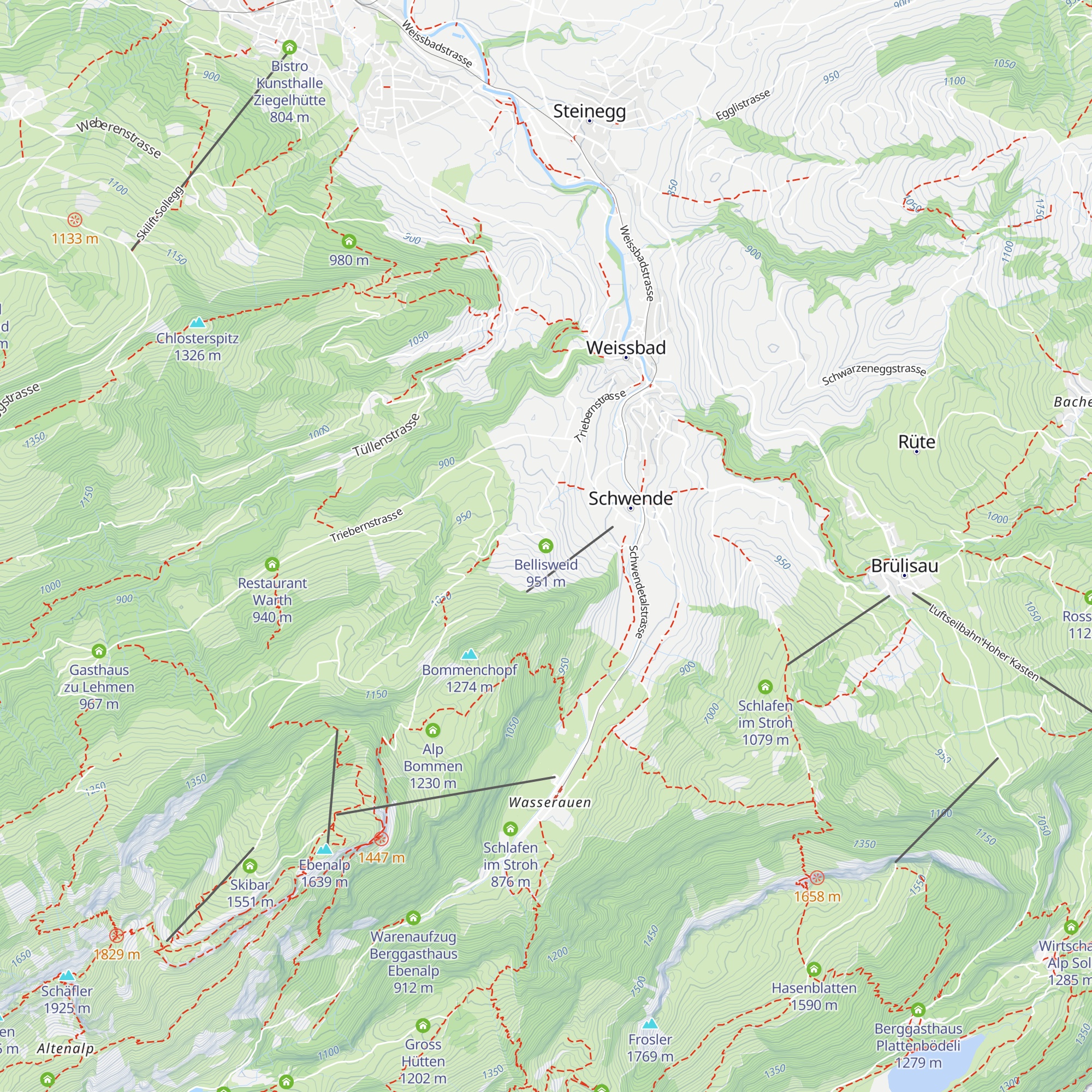 Bellisweid map