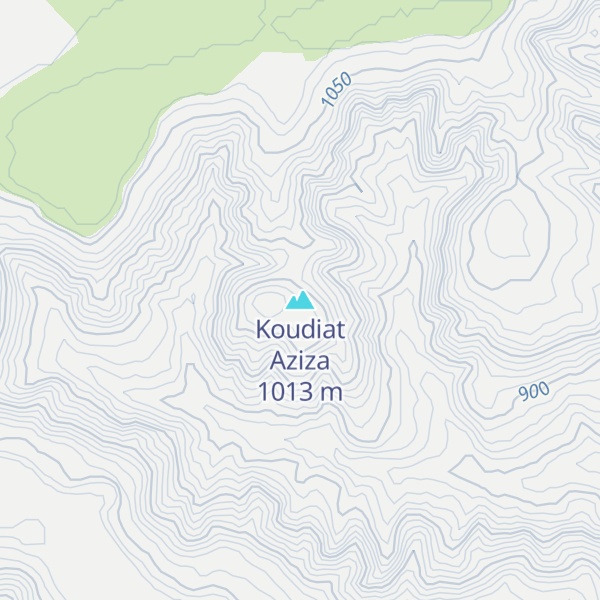 Map of Koudiat Aziza