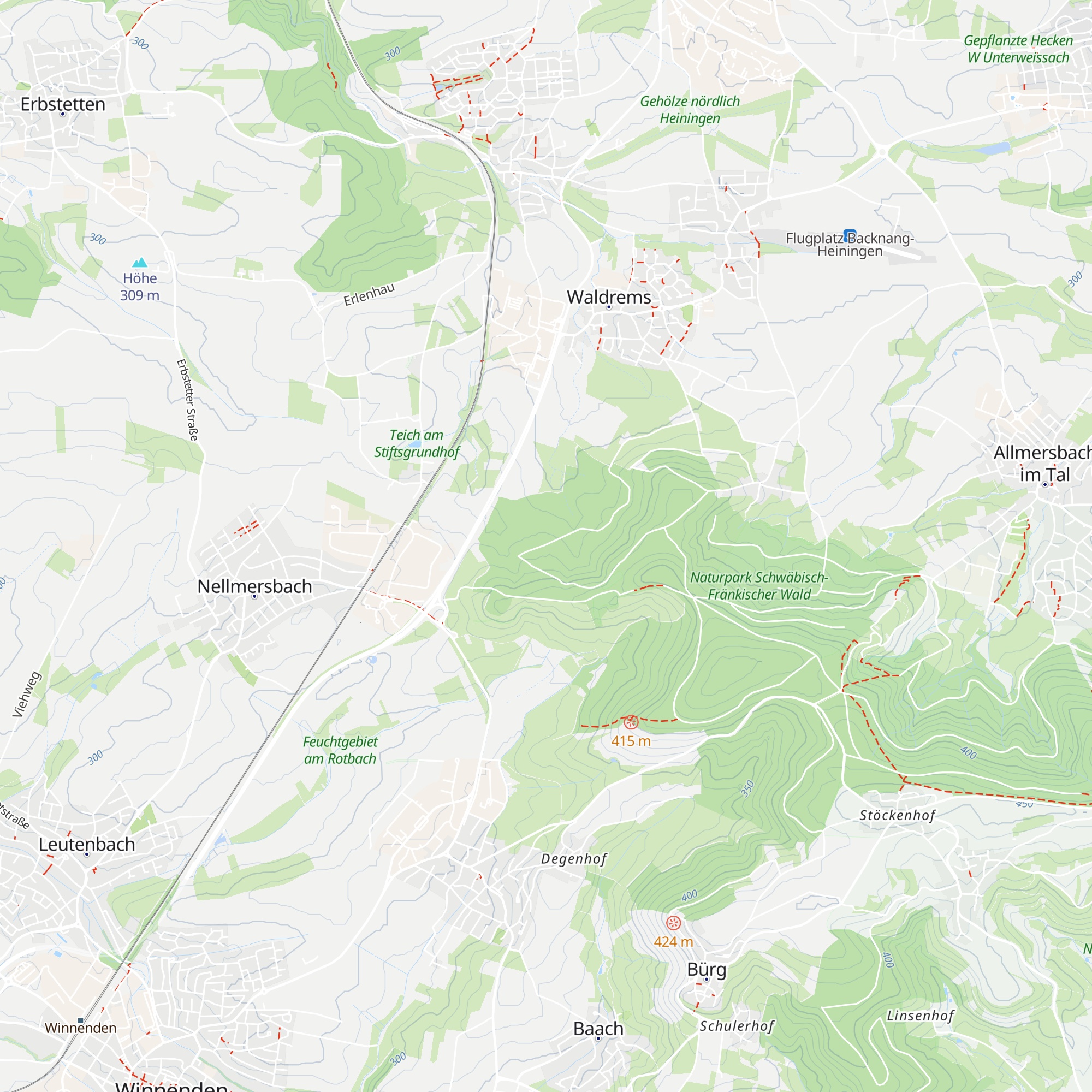 Jägerhütte map