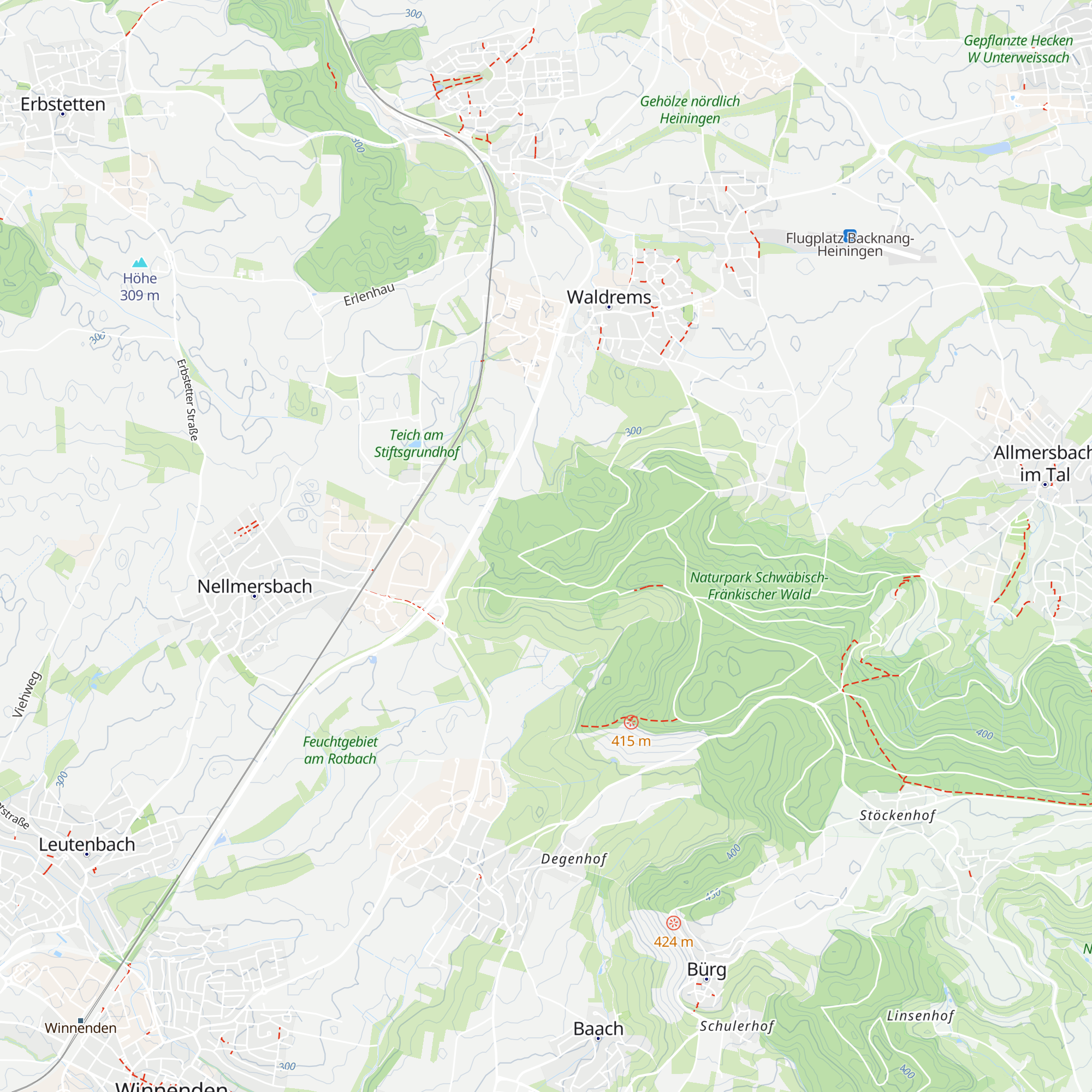 Jägerhütte map