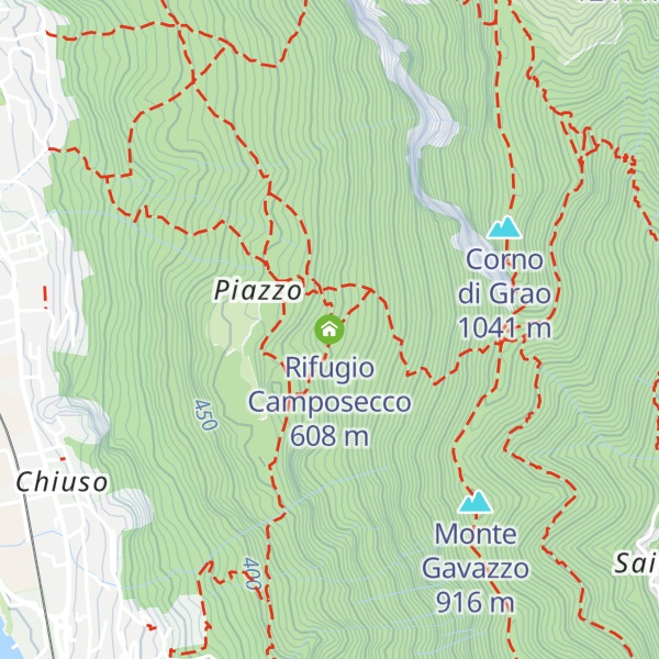 Map of Rifugio Camposecco