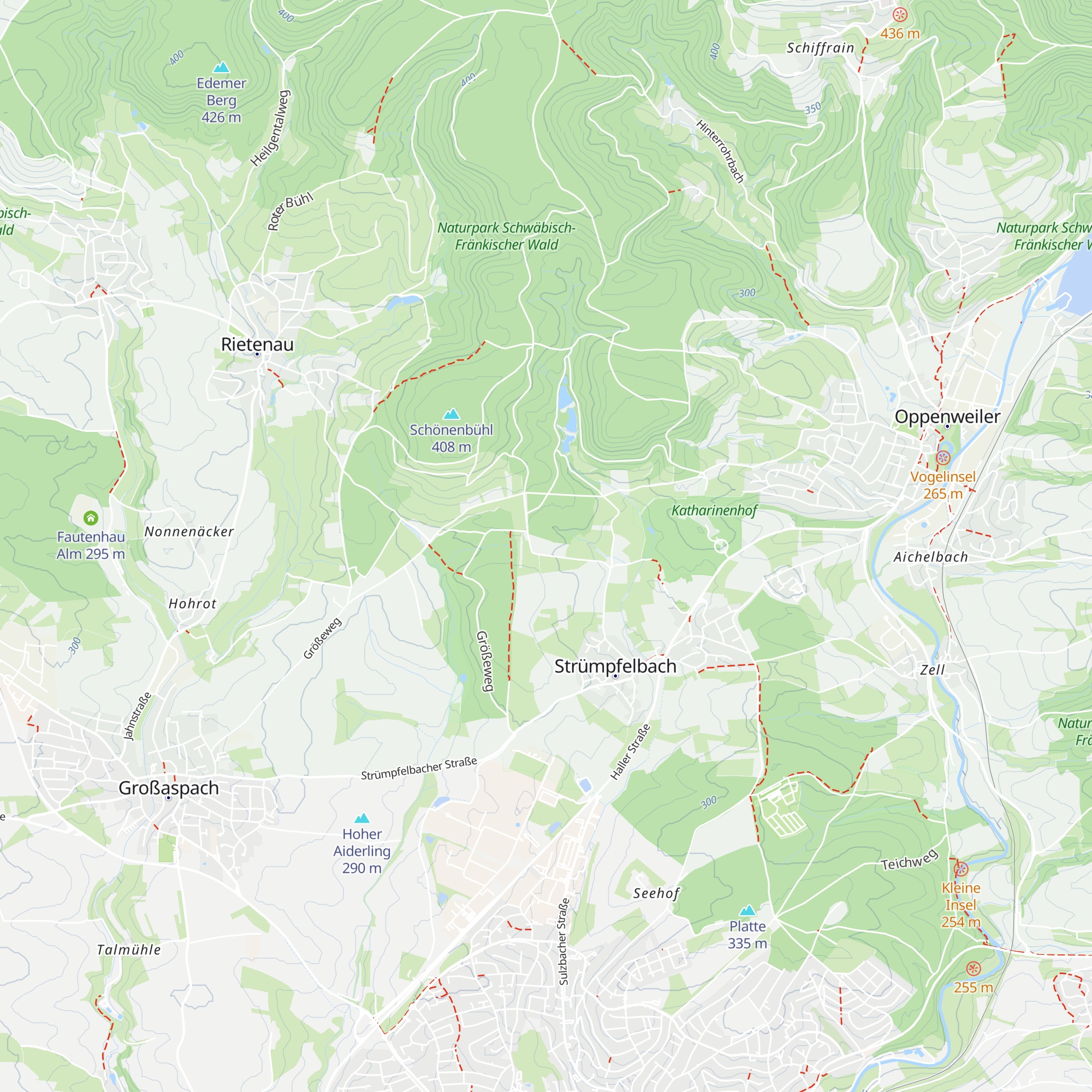 Hintere Alm map
