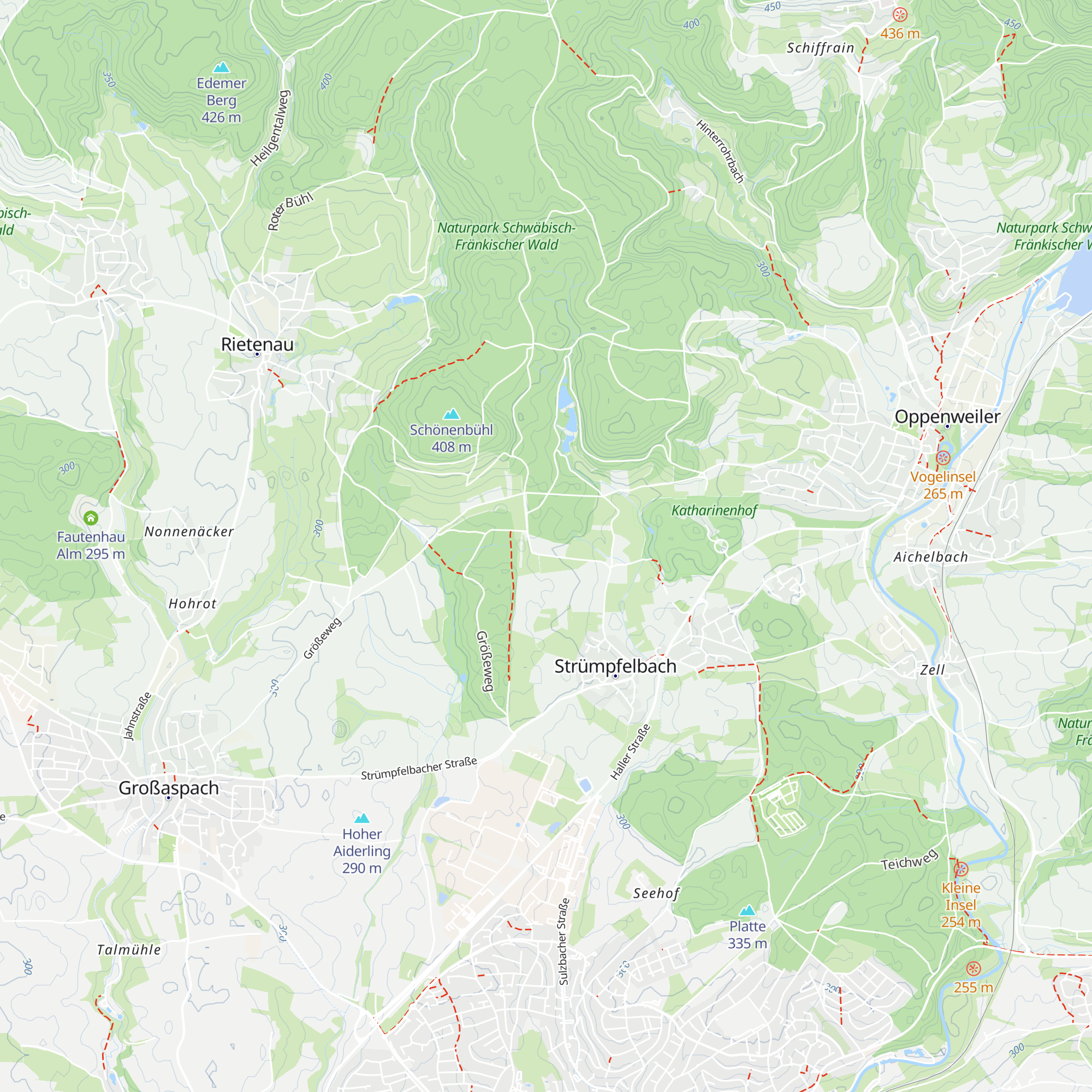 Hintere Alm map