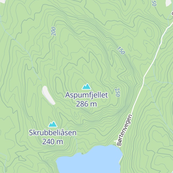 Map of Aspumfjellet
