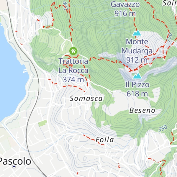 Map of Hotel San Gerolamo