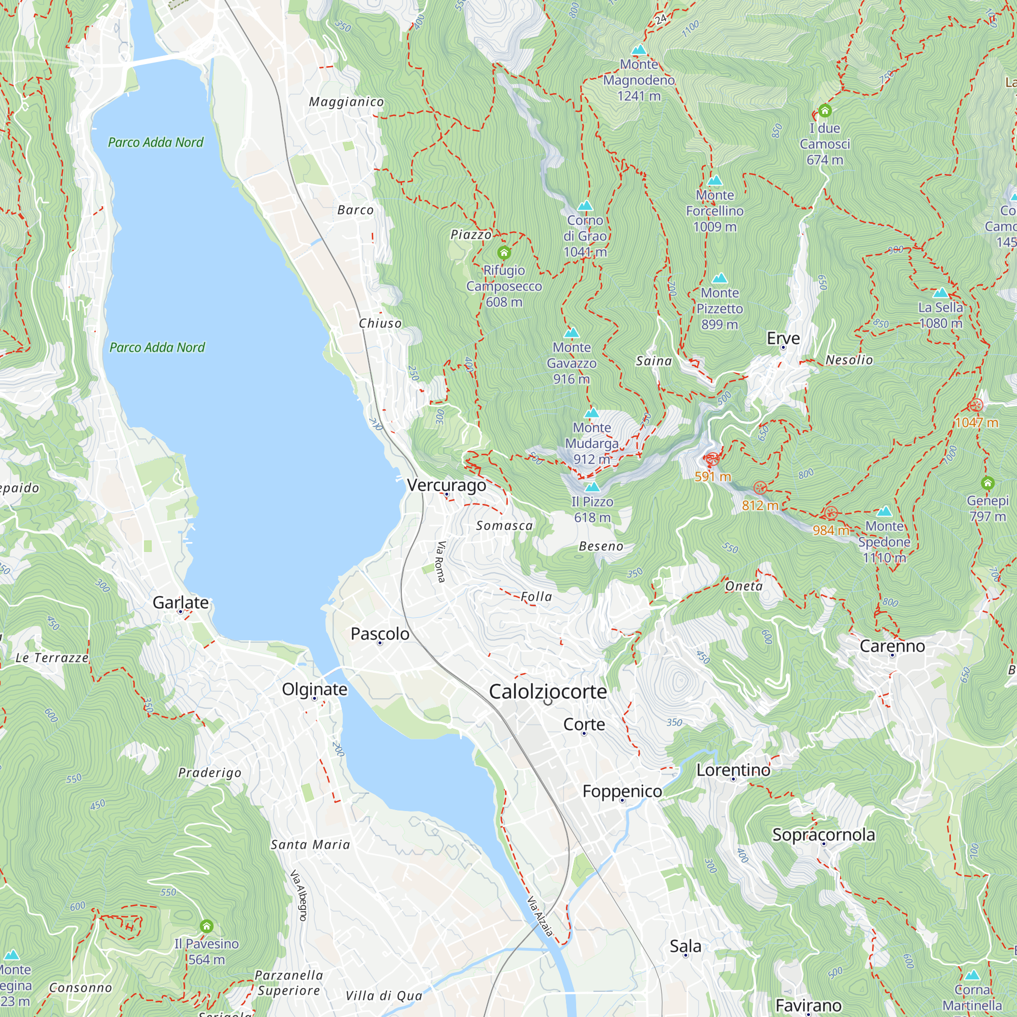 Hotel San Gerolamo map