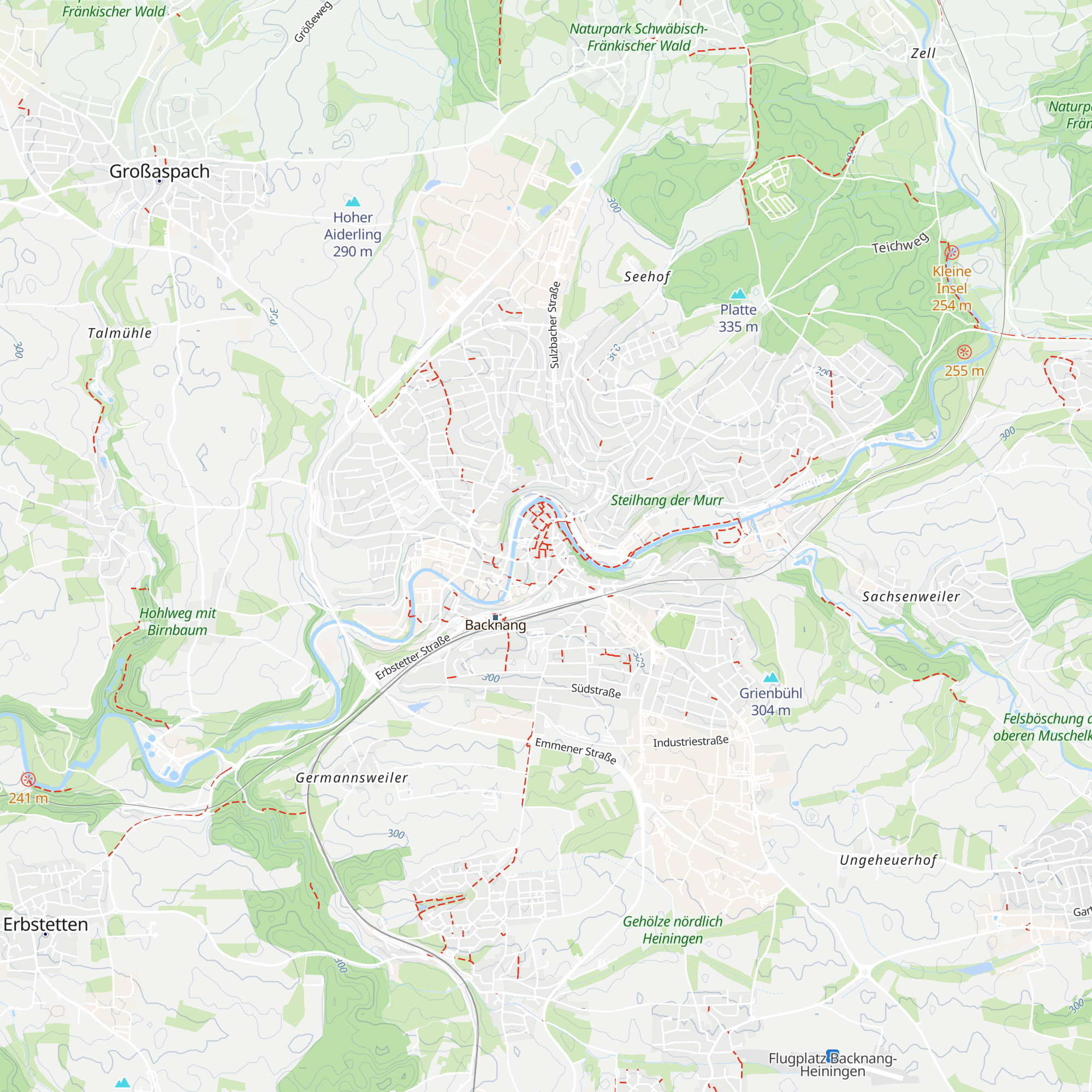 Stadtinformation map