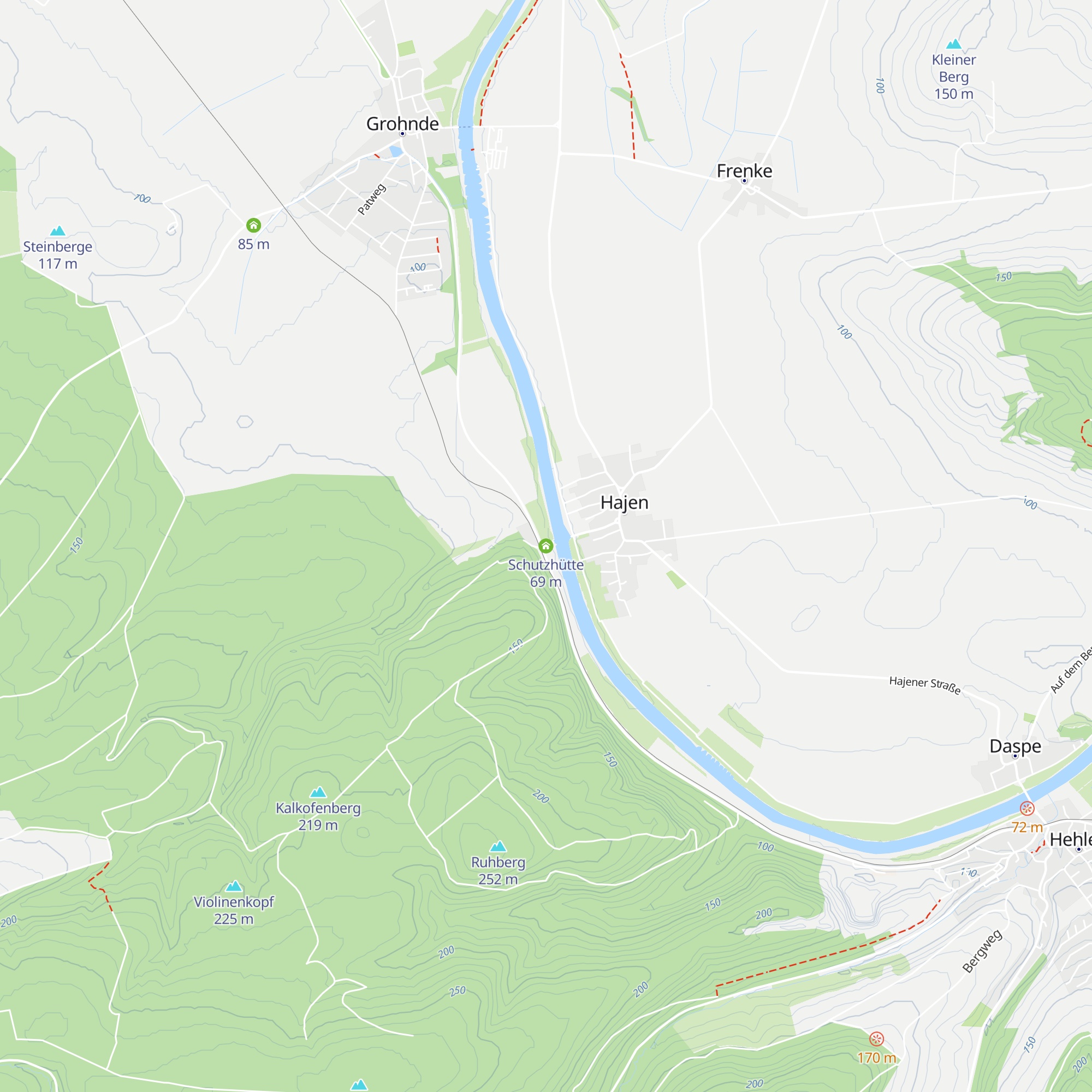 Schutzhütte map