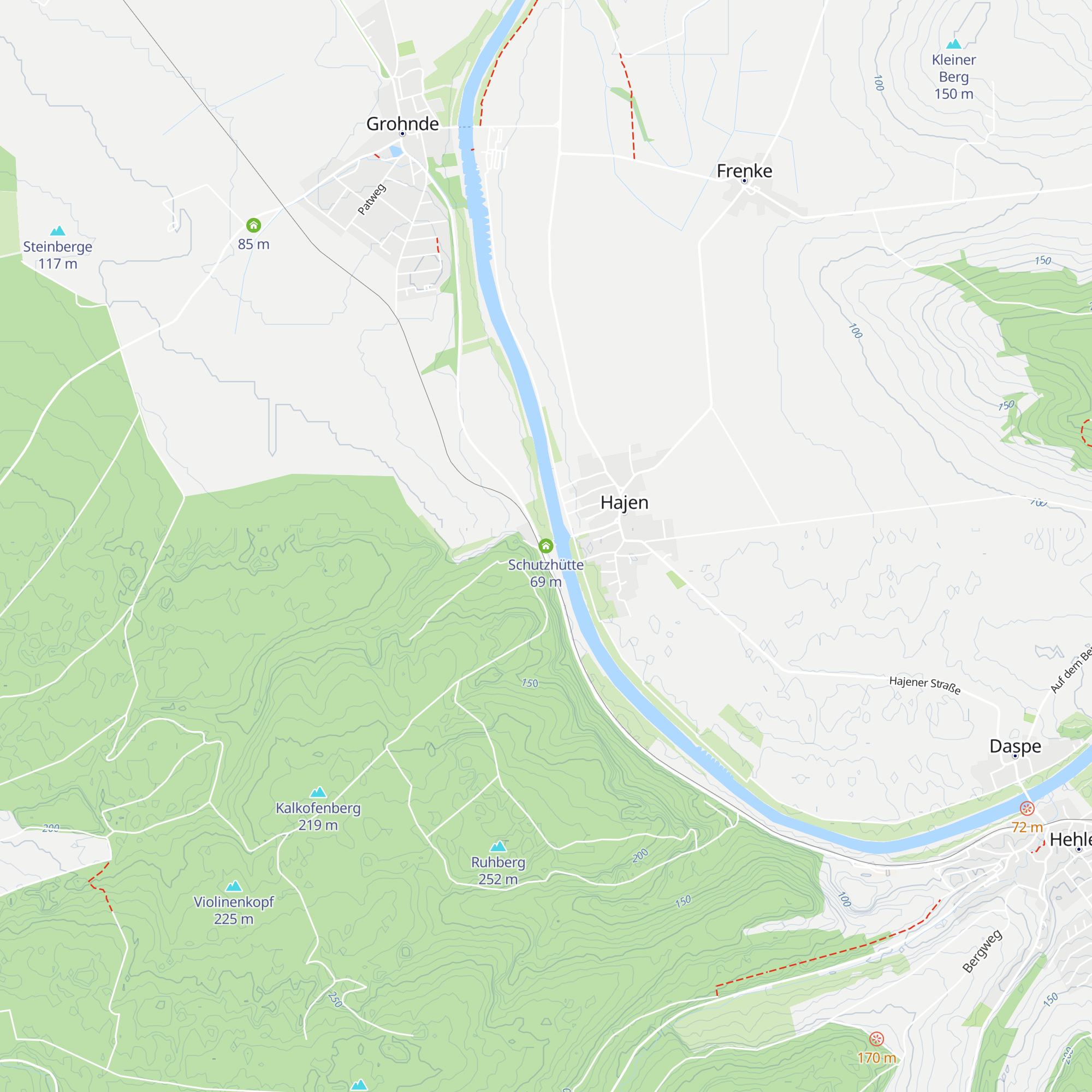 Schutzhütte map