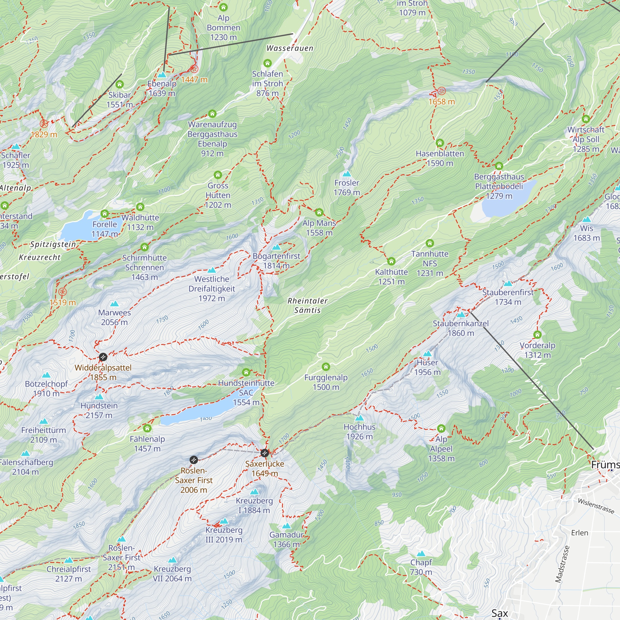 Alpbeiz map