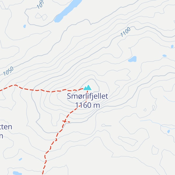 Map of Smørlifjellet