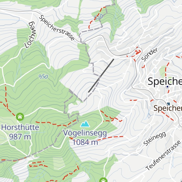 Map of Restaurant Kantonsgrenze