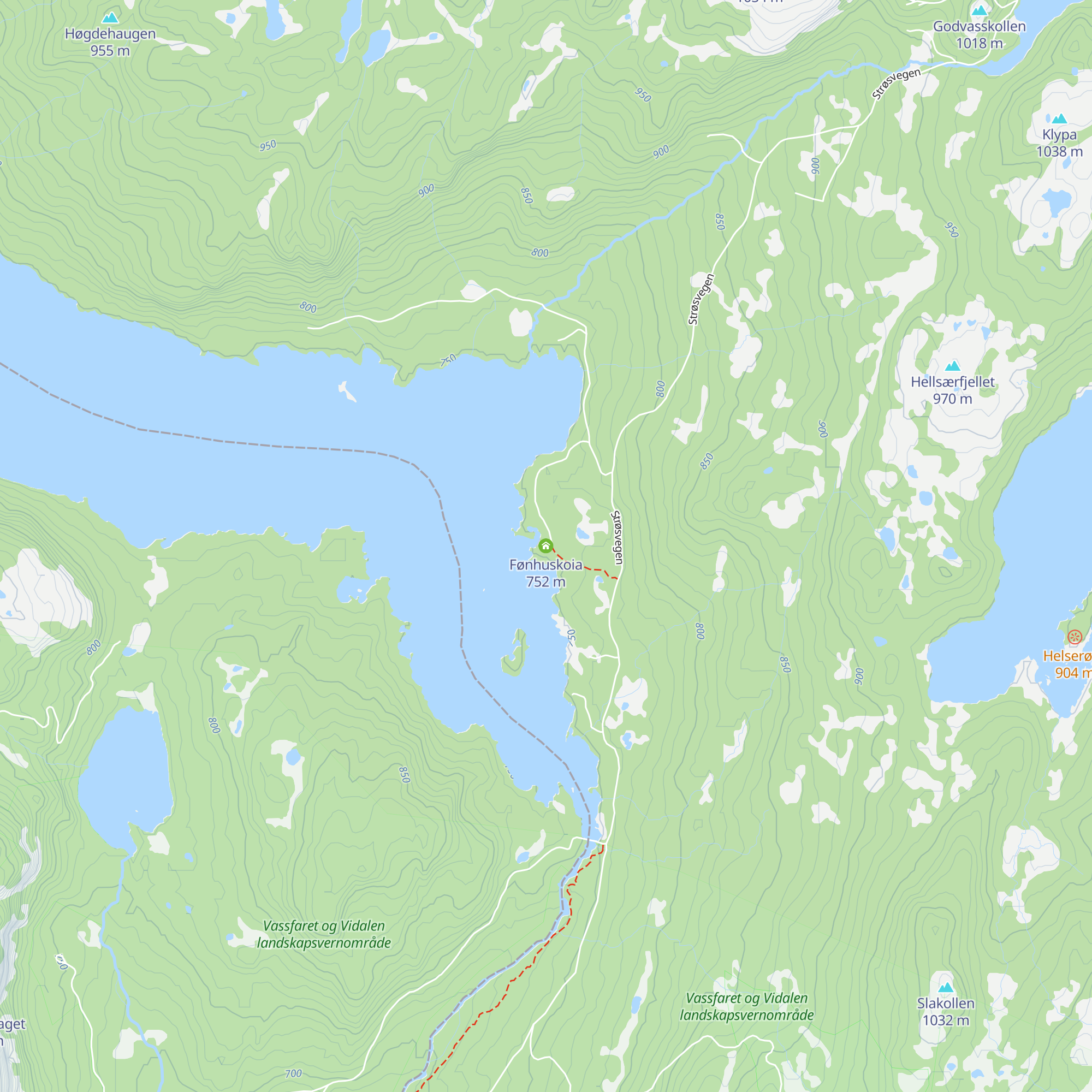 Fønhuskoia map