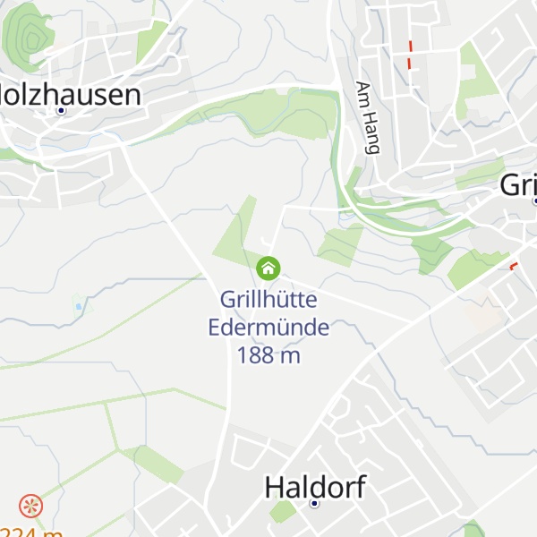 Map of Grillhütte Edermünde