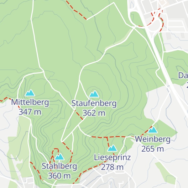 Map of Staufenberg