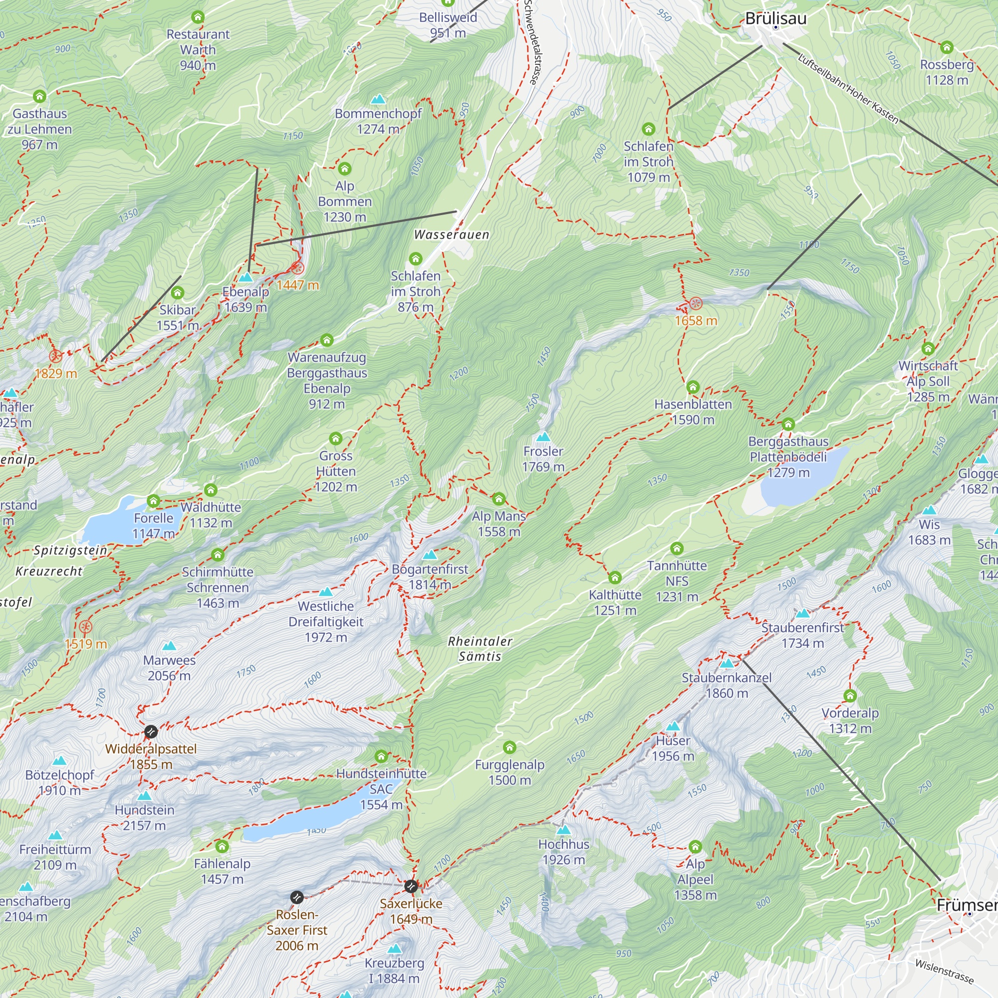 Alp Mans map