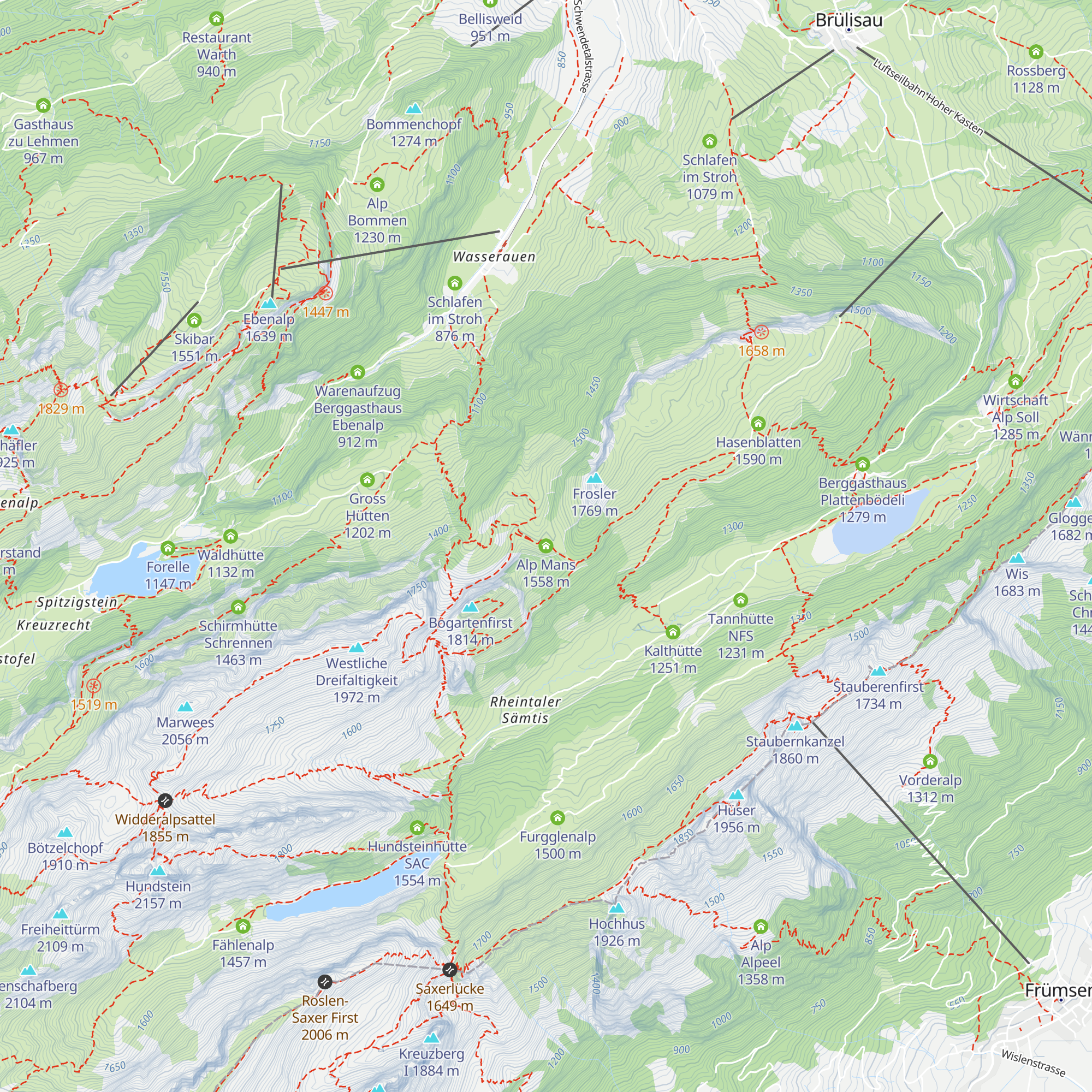 Alp Mans map