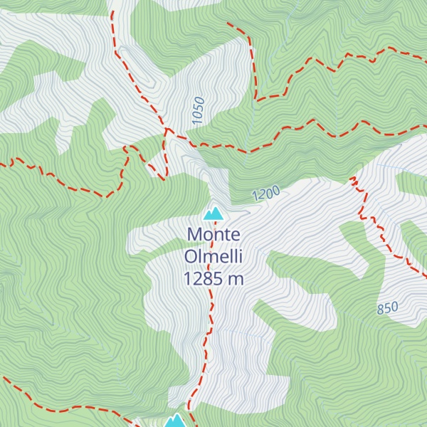 Map of Monte Olmelli