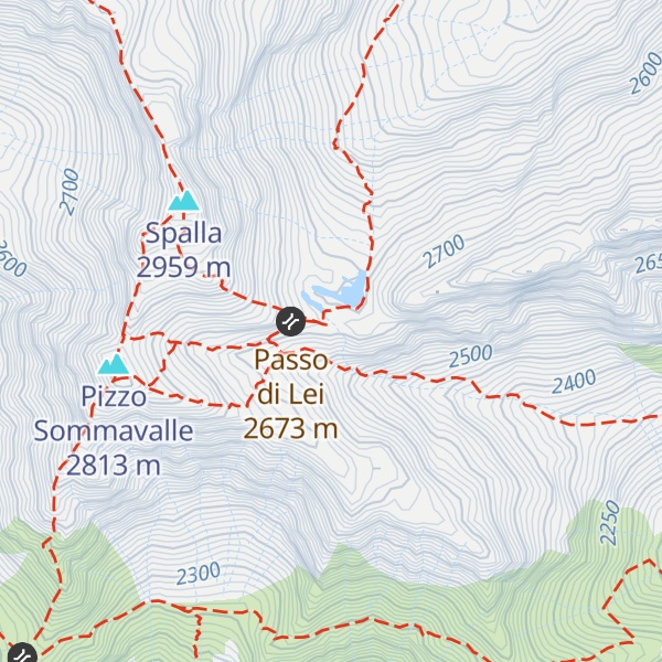 Map of Bivacco Chiara e Walter