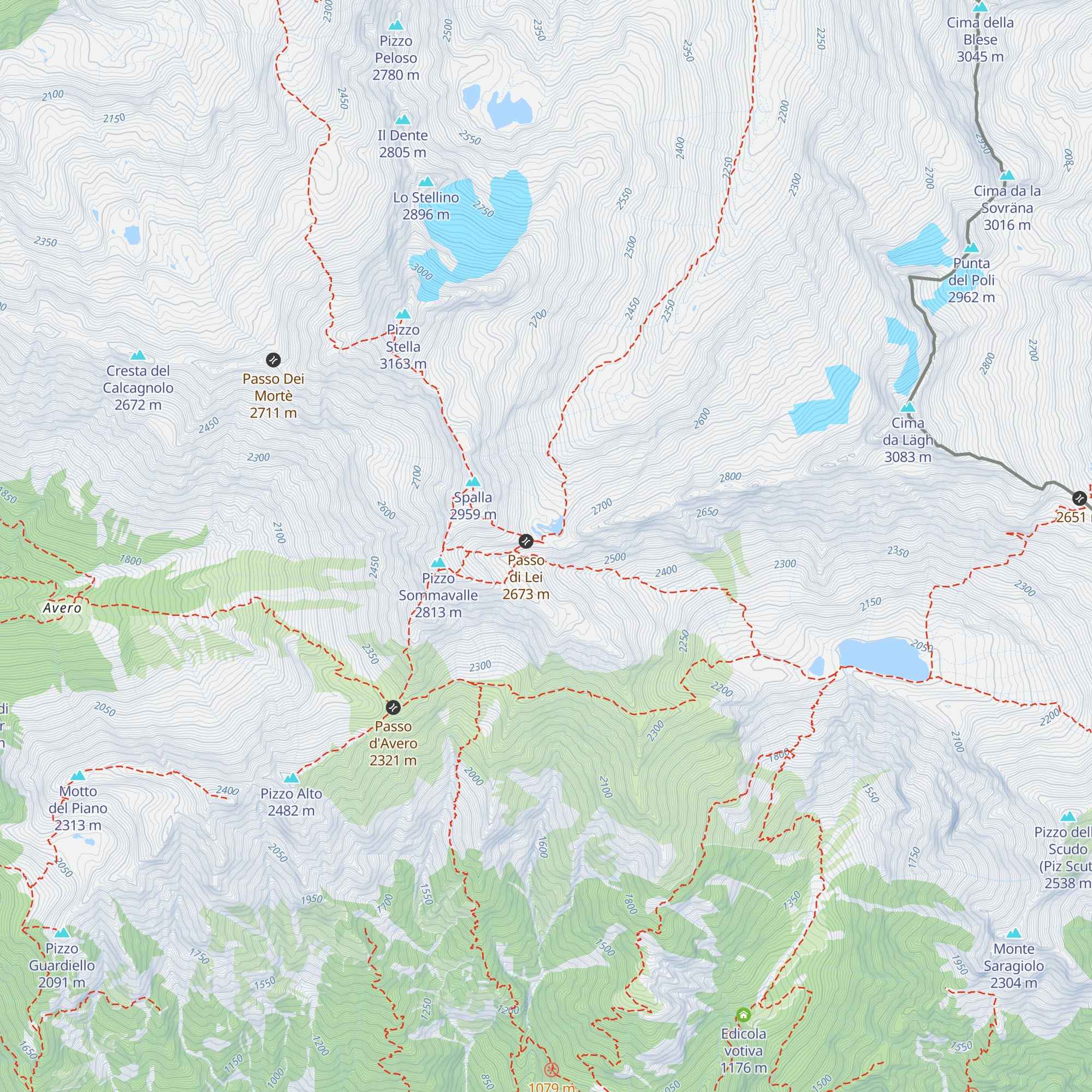 Bivacco Chiara e Walter map